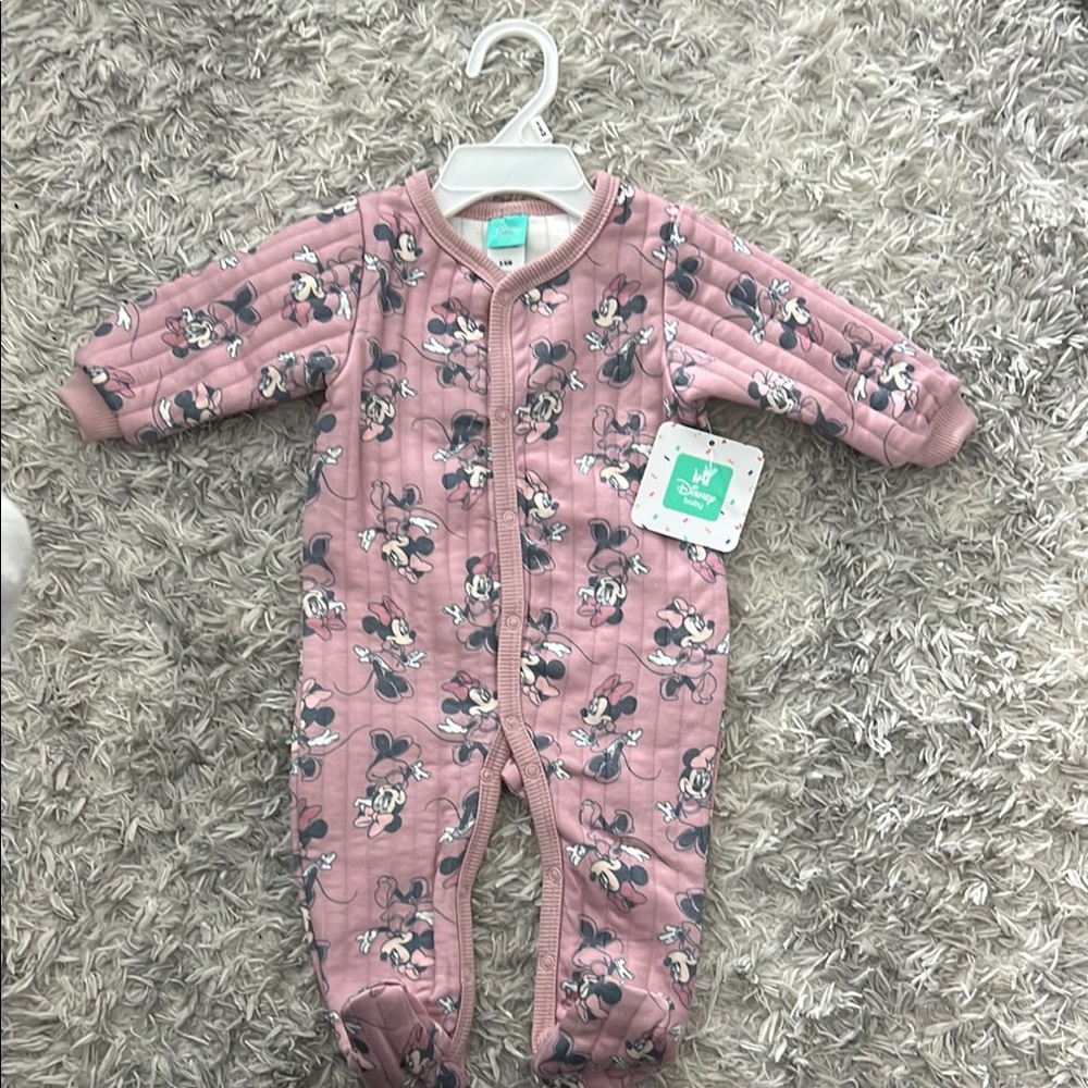 Disney Pink Cartoon Animal Footie Pajama